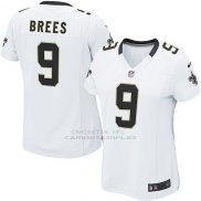 Camiseta New Orleans Saints Brees Blanco Nike Game NFL Mujer