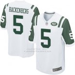 Camiseta New York Jets Hackenberg Blanco Nike Game NFL Hombre