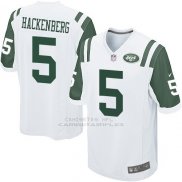 Camiseta New York Jets Hackenberg Blanco Nike Game NFL Hombre