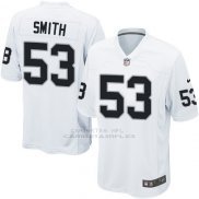 Camiseta Oakland Raiders Smith Blanco Nike Game NFL Hombre