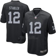 Camiseta Oakland Raiders Stabler Negro Nike Game NFL Nino