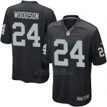Camiseta Oakland Raiders Woodson Negro Nike Game NFL Hombre