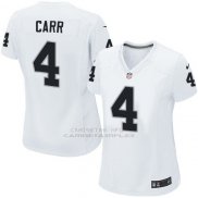 Camiseta Philadelphia Eagles Carr Blanco Nike Game NFL Mujer