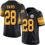 Camiseta Pittsburgh Steelers Davis Negro Nike Legend NFL Hombre