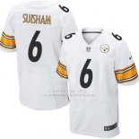 Camiseta Pittsburgh Steelers Suisham Blanco Nike Elite NFL Hombre