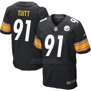 Camiseta Pittsburgh Steelers Tuitt Negro Nike Elite NFL Hombre