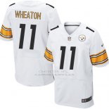 Camiseta Pittsburgh Steelers Wheaton Blanco Nike Elite NFL Hombre
