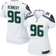 Camiseta Seattle Seahawks Kennedy Blanco Nike Game NFL Mujer