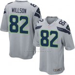 Camiseta Seattle Seahawks Willson Gris Nike Game NFL Nino