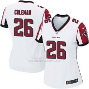 Camiseta Atlanta Falcons Coleman Blanco Nike Game NFL Mujer
