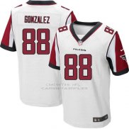 Camiseta Atlanta Falcons Gonzalez Blanco Nike Elite NFL Hombre