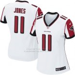 Camiseta Atlanta Falcons Jones Blanco Nike Game NFL Mujer
