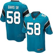 Camiseta Carolina Panthers Davis Sr Lago Nike Game NFL Azul Hombre