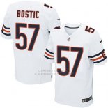 Camiseta Chicago Bears Bostic Blanco Nike Elite NFL Hombre