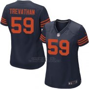 Camiseta Chicago Bears Trevathan Marron Negro Nike Game NFL Mujer