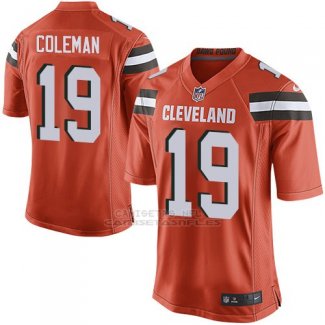 Camiseta Cleveland Browns Coleman Naranja Nike Game NFL Nino