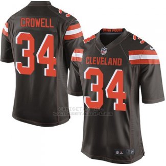 Camiseta Cleveland Browns Crowell Marron Nike Game NFL Nino