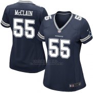 Camiseta Dallas Cowboys McClain Negro Nike Game NFL Mujer
