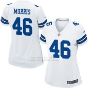 Camiseta Dallas Cowboys Morris Blanco Nike Game NFL Mujer