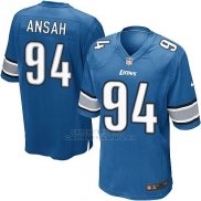 Camiseta Detroit Lions Ansah Azul Nike Game NFL Hombre
