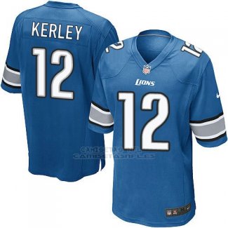 Camiseta Detroit Lions Kerley Azul Nike Game NFL Hombre