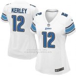 Camiseta Detroit Lions Kerley Blanco Nike Game NFL Mujer