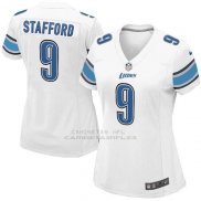 Camiseta Detroit Lions Stafford Blanco Nike Game NFL Mujer