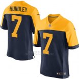 Camiseta Green Bay Packers Hundley Profundo Azul y Amarillo Nike Elite NFL Hombre