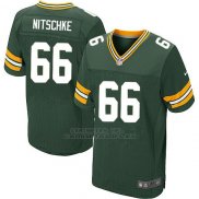 Camiseta Green Bay Packers Nitschke Verde Nike Elite NFL Hombre