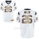 Camiseta Houston Texans Miller Blanco Nike Gold Elite NFL Hombre