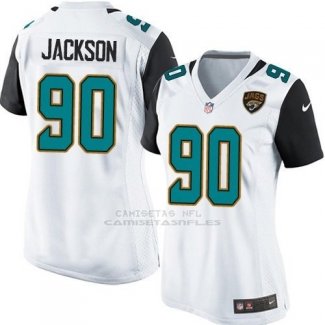 Camiseta Jacksonville Jaguars Jackson Blanco Nike Game NFL Mujer