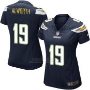 Camiseta Los Angeles Chargers Alworth Negro Nike Game NFL Mujer