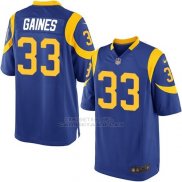 Camiseta Los Angeles Rams Gaines Azul Nike Game NFL Hombre