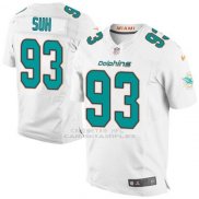 Camiseta Miami Dolphins Suh Blanco Nike Elite NFL Hombre