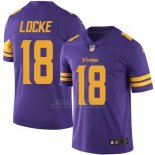 Camiseta Minnesota Vikings Locke Violeta Nike Legend NFL Hombre