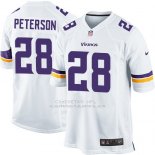 Camiseta Minnesota Vikings Peterson Blanco Nike Game NFL Hombre
