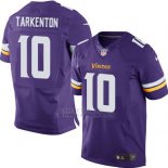 Camiseta Minnesota Vikings Tarkenton Violeta Nike Elite NFL Hombre