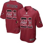 Camiseta NFL Elite Hombre Arizona Cardinals 21 Patrick Peterson Rojo Stitched Strobe