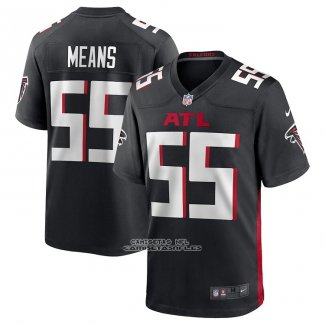 Camiseta NFL Game Atlanta Falcons Steven Means Negro