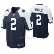 Camiseta NFL Game Hombre Dallas Cowboys Brett Maher Alternato Azul