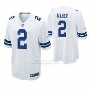Camiseta NFL Game Hombre Dallas Cowboys Brett Maher Blanco