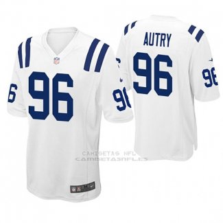 Camiseta NFL Game Hombre Indianapolis Colts Denico Autry Blanco