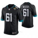 Camiseta NFL Game Hombre Jacksonville Jaguars Leonard Wester Negro