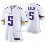 Camiseta NFL Game Hombre Minnesota Vikings Dan Bailey Blanco