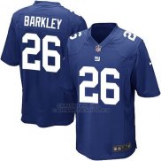 Camiseta NFL Game Hombre New York Giants 26 Saquon Barkley Azul