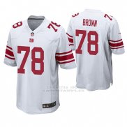 Camiseta NFL Game Hombre New York Giants Jamon Brown Blanco