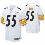 Camiseta NFL Game Hombre Pittsburgh Steelers Devin Bush Blanco