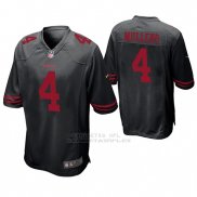 Camiseta NFL Game Hombre San Francisco 49ers Nick Mullens Negro