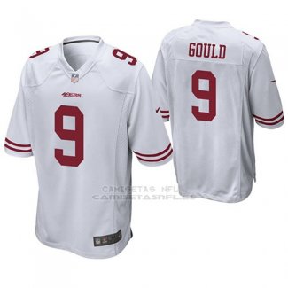 Camiseta NFL Game Hombre San Francisco 49ers Robbie Gould Blanco
