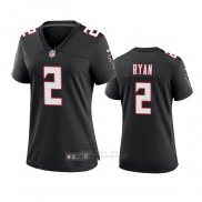 Camiseta NFL Game Mujer Atlanta Falcons Matt Ryan Throwback 2020 Negro